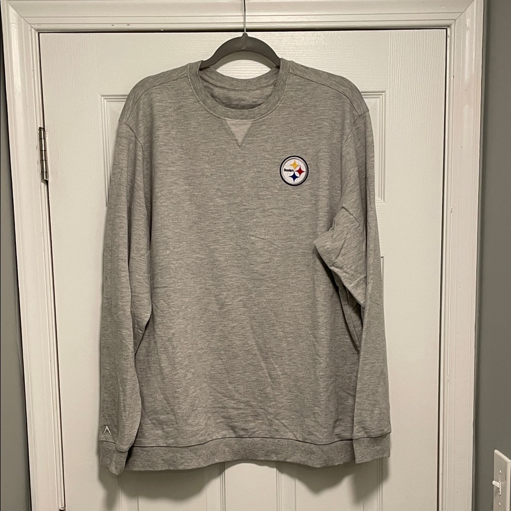 Steelers Gray Crewneck Sweatshirt